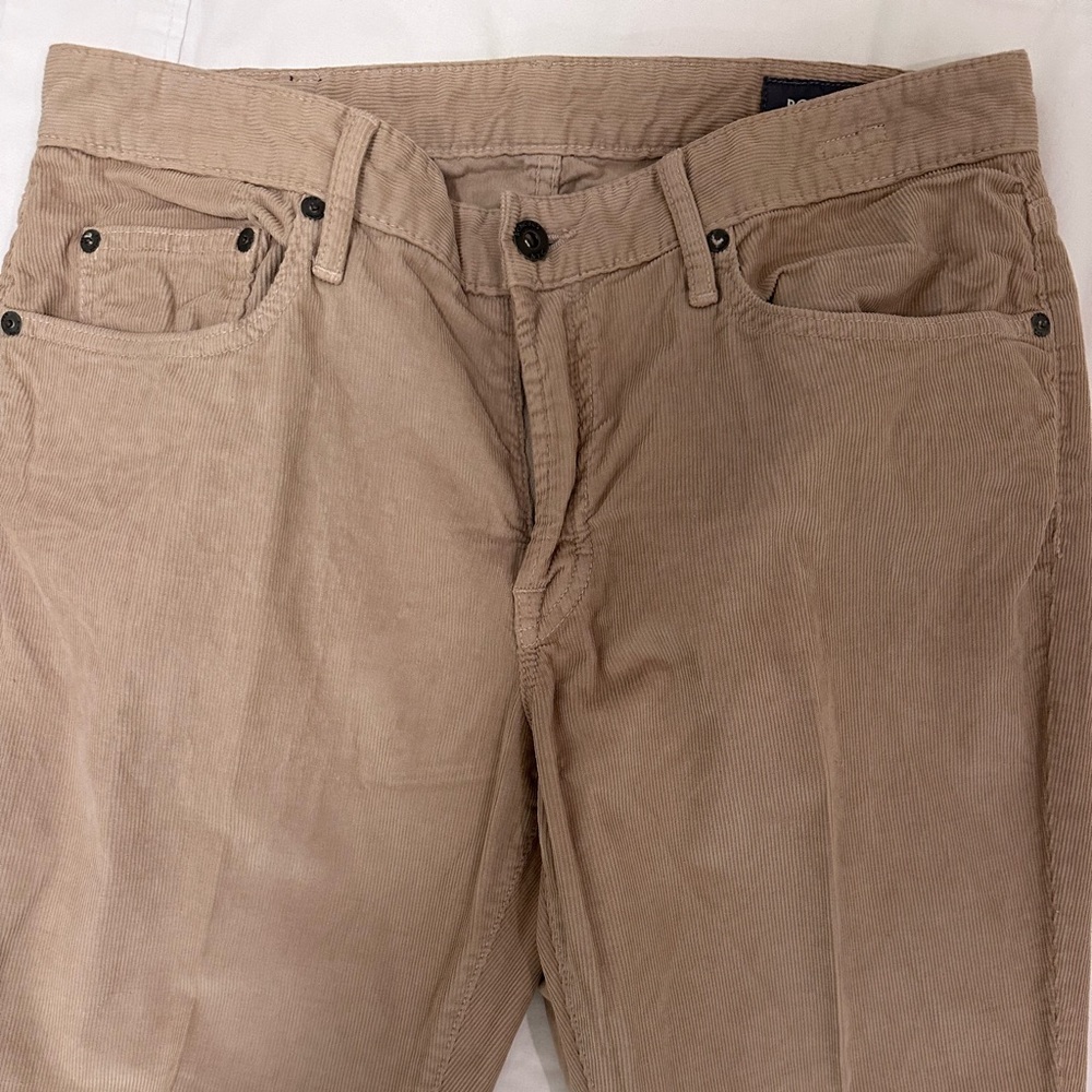 Bonobos, 5-pocket corduroys, tan, 33 Waist